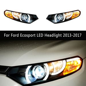 Ford EcoSport LED Far 13-17 Araç Aksesuarları Ön lamba DRL Gündüz Çalışan Işık Dinamik Salel Sinyal Göstergesi