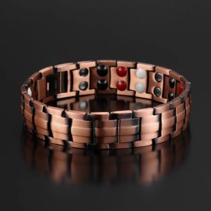 Armbanden Mannen Magnetische Gezondheid Armband 99,95% Zuiver Koper Power Energie Armband Voor Mannen Bloeddruk Magneten Sieraden Groothandel