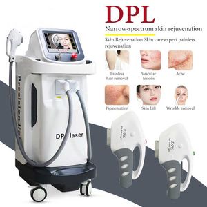 Салон красоты 3000 Вт лазерная машина для удаления волос DPL Professional 2 ручки IPL DPL лазер для удаления волос отбеливание лечение акне