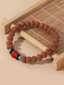 Strand Oaiite 8mm Doğal Kırmızı Akal Bilezik Kadın Tibet Budist Bodhi Boncuklu Erkek Dua Meditasyonu Şifa Takı