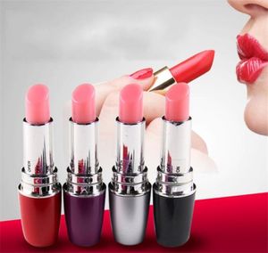 Товары для красоты Lipstick Vibe Discreet Mini Bullet Vibrator Вибрирующие помады для губ Губные помады Jump Eggs S ex Toys Товары для женщин3992465