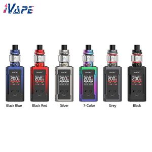 SMOK R-KISS 2 KIT 200W Çift 18650 Piller TFV18 Mini Tank 6.5ml IQ-S CHIP Üst Doldurma 1.3 inç TFT Renk Ekran