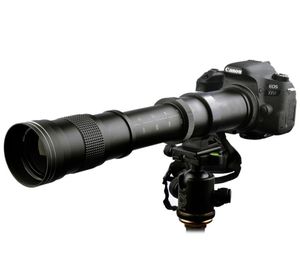420800mm F8316 Super Telepo Objektiv Manuelle Zoom Objektiv T2 Adapter Ring für Canon 5D 6D 7D 60D 77D 80D 550D 650D 750D DSLR Camer7886812