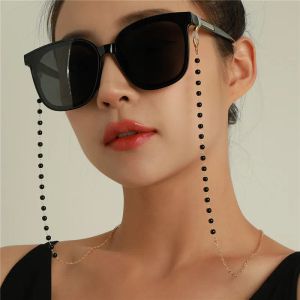 Güneş gözlükleri Maskeleme Zincirleri Kadınlar Akrilik İnci Kristal Gözlük Zincirleri Kradard Glass 2021 Yeni Moda Takı Toptan
