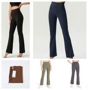 Calça de yoga feminina, mais recente moda, 3 estilos, cintura alta, bootcut, básico/bolsos, controle de barriga, treino, alargamento