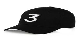 New Chance The Rapper 3 Dad Hat Berretto da baseball Strapback regolabile NERO Berretti da baseball2460032