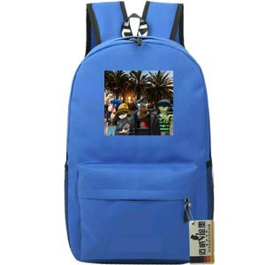 Mexico City Sırt Çantası Gorillaz Günü Pack Band Okul Çantası Müzik Baskı Sırıltısı Spor Schoolbag Outdoor DayPack