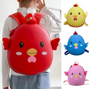 Детский рюкзак для мальчиков и девочек 3-5 лет, школьный рюкзак с рисунком цыпленка для детского сада, водонепроницаемый рюкзак из яичной скорлупы, сумка для книги 240102