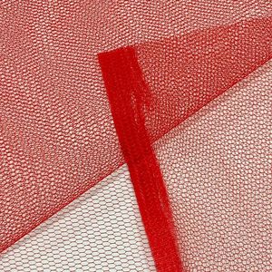 Giyim Kumaş Higlitx Rijit Tül Güçlü örgü genişliği 147cm Gelinlik için Netting Sivrisinek Net Düz Renk Çok Renk