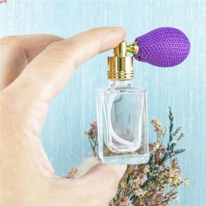 Şişe mini düz dikdörtgen taşınabilir cam parfüm nebulizatör şişeleri 10ml boş buharlaştırıcı kozmetik şişe ile atomizer dolabında 5pcgoo