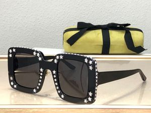 Солнцезащитные очки для мужчин и женщин, лето 0780, модная ацетатная оправа со звездами и бриллиантами, модный и стильный стиль, анти-ультрафиолетовые очки в стиле ретро, случайная коробка