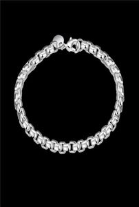 Высокое качество Новый круглый добавленный бренд 925 серебряный браслет JSPB157Beast подарок для мужчин и женщин стерлинговое серебро браслеты с подвесками818843802081