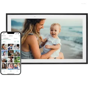Frames WiFi-fähig mit Ladefunktion vom Telefon aus, digitales Po-Frame-Display mit Touchscreen – anpassbares Geschenk für Freunde und Familie