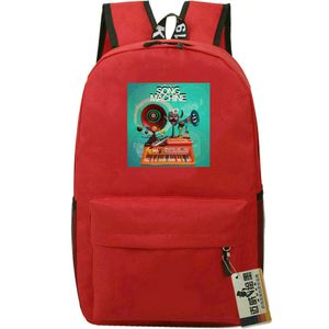 Рюкзак Song Machine Gorillaz дневной пакет Good Band школьная сумка Музыкальный рюкзак с принтом Спортивная школьная сумка Открытый рюкзак