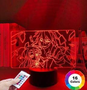 Gece Işıkları Oyun Yaşam LED Işık Çocuklar İçin Yatak Odası Dekor Gece Işığı Doğum Günü Hediyesi Başucu Tablo 3D Lamba Anime2017637