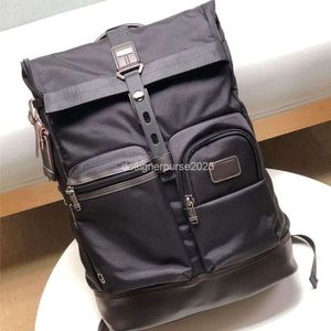 Бизнес -книжный дизайнер Back Pack Tumiis Luxury рюкзак Men's 222388 большие книги Mens Computer Bag Leisure Fashion Водонепроницаемые сумочки yo02