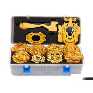 Dönen üst altın takara tomy fırlatıcı beyblade patlaması Arean Bayblades Bables Set Kutusu Bey Blade Oyuncakları Çocuk Metal Füzyon Hediyesi Y2 D DHGB6