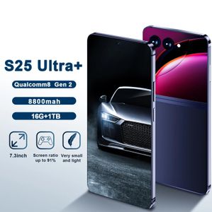Глобальная версия S25 Ultra планшетный смартфон Qualcomm8 Gen 2 16 ГБ + 1 ТБ 8800 мАч 48 + 72MP 4G/5G сетевой мобильный телефон Android мобильный телефон