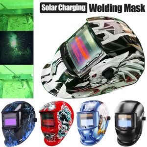 Solar Welding Facemask Auto Darkening Heat Insulation Head-mounted Large View Automatic Dimming Face Shield Arc Welding Helmet 240104