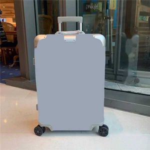 9a koffer Gezamenlijke ontwikkeling ontwerper Modetas Boarding box grote capaciteit reizen vakantie trolley koffer aluminium magnesiumlegering 230915