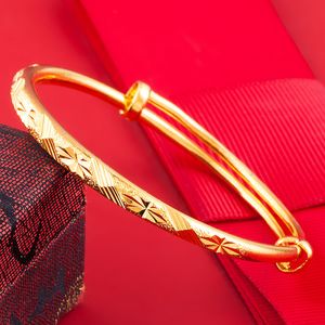 Vietnamese Sha Jin Bracelet Women's Long Lasting Color Full Sky Star Push Pull True Brass Imitation Bracelet Headpiece 231016