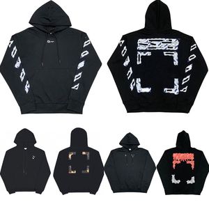 Tasarımcı Klasikleri Ok Beyaz Stajyer Gevşek Büyük Kitap Skate Hoodie Mens Trail Sweater Bahar ve Sonbahar Hoodies