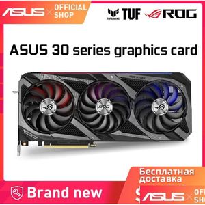 Grafik kartları orijinal asus kartı RTX 3090TI 3090 3080TI 3080 3070TI 3070 3060TI 3060 24G 12G 10G NVIDIA RTX3080 Oyun Video Damlası D DH3HS