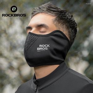 Банданы ROCKBROS, оптовая продажа, теплая маска для лица, ветрозащитный флисовый мотоциклетный спортивный шарф, защитный шарф, Балаклава, велосипедная кепка