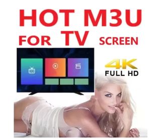 Akıllı TV Kablosu M3U Yetişkin XXX IP Alıcılar Hattı Destek Mag Android Kutusu Akıllı TV iOS PC Fransa UK ABD Sırbistan Hırvatistan Ücretsiz Kanıt