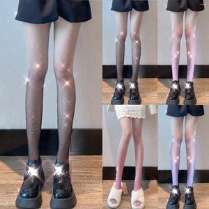 Женские носки, прозрачные колготки, женские сексуальные колготки градиентного цвета, ажурные чулки