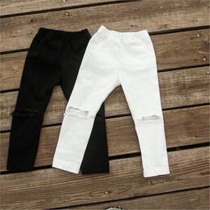 2024 Children Girls kids Wide legs Jeans Pants Fashion Baby GIRL'S Trousers 240103