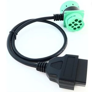 J1939 9 pimli erkek ila 9 pin dişi-obd 2 uzatma kablosu J1939-OBD II 16 pimli adaptör kablo kamyon algılama hattı