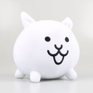 7,8-дюймовая плюшевая игрушка «Боевые кошки» Kawaii Cat, милый белый котенок, милые мягкие игрушки, куклы для девочек, дети, подарок на день рождения, Рождественский подарок