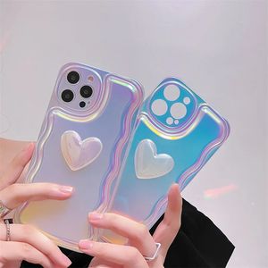 Чехол для телефона Super Fairy Laser Love 3D для Iphone15 14 13 12 11 Pro Max 14plus, модные новые товары