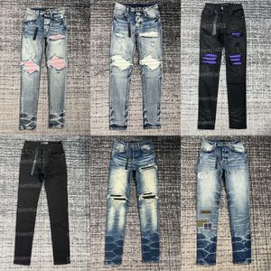 Erkekler tasarımcı kot tasarımcıları amirs kot pantolon için erkek hip hop moda streç sıska denim pantolon yüksek kaliteli düz bacak jean rahat pantolon siyah amirir jens