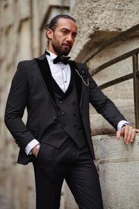 Siyah kadife yaka damat smokin en iyi adam busisienss erkekler düğün kıyafetleri elbise özelleştirme boyut k: 929