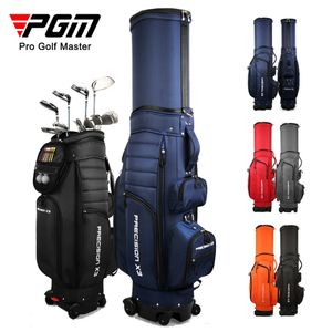 PGM Universal 4 Tekerlek Golf Çanta Erkekleri Kadın Teleskopik Havacılık Düz itmek için frenlerle qb062 240104