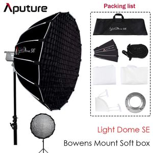 Aputure Light Dome SE легкий портативный софтбокс рассеиватель вспышки Bowens Mount светодиодный светильник для Amaran 100DX 200DX 120DII 300DII 240104