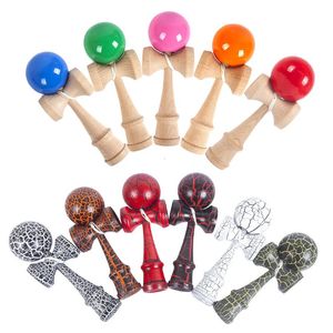 Ahşap Kendama Ball Japon Kılıç Yeşim Top Geleneksel Oyun Dengesi Beceri Çocuklar Yetişkin Bulma Bulma Toys El Göz Koordinasyonu 240105