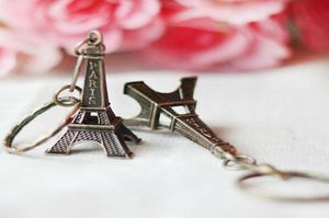 Torre Tower Anahtarlar için Hadi Hediyelikleri Paris Turu Eiffel Anahtar Zinciri Yüzük Dekorasyon Anahtar Tutucu C190110013350469