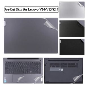 Anti impressões digitais adesivo para laptop capa de pele para lenovo v14 v15 g4 g3 g2 aba iap itl alc amn iru protetor de notebook à prova d'água 240104