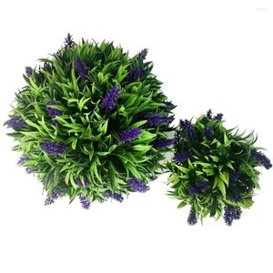 Fiori decorativi 20/25 cm Decorazione artificiale per cerimonia nuziale in plastica con fiori di lavanda