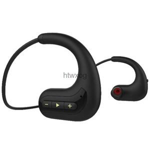Cep Telefonu Kulaklık Kablosuz Kulaklıklar IPX8 S1200 Su Geçirmez Yüzme Kulaklık Spor Kulakları Bluetooth kulaklık stereo 8G MP3 çalar (Siyah) YQ240105