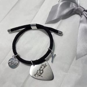 CHARM BRACELETS My Romance Cosplay Cosplay Bilezik Rock Band Gitar Seçme Kolye Halat Zinciri Takı Aksesuarları Hediyeler