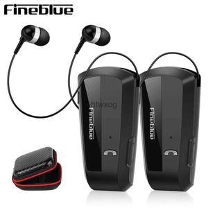 Cep Telefonu Kulaklıklar 2pcs Fineblue F990 BT5.0 Kablosuz İş Bluetooth kulaklık spor sürücü kulaklık klips stereo kulaklık titreşimi çanta yq240105