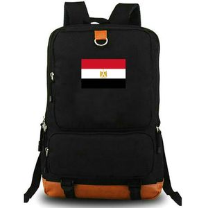Mısır sırt çantası Egy Country Flag Daypack Kahire Okul Çantası Ulusal Banner Baskı Rucksack Leisure Schoolbag Dizüstü Günü Paket