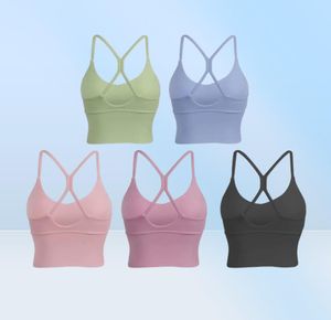 Aynı Stil Kadın Yoga Fitness İç çamaşırı Sütyen Açık Hızlı Kurutma Şok geçirmez Spor Sütyen CS-335475500