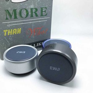 Taşınabilir Hoparlörler EWA A120 Kablosuz Bluetooth Mini Metal Taşınabilir Telefon Bilgisayar Ses Kart Subwoofer Hediye Açık Mekan Küçük Çelik Top YQ240106