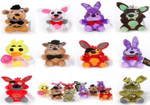 Peluş oyuncaklar 15cm 25cm Freddy Fnaf Bebekler Doldurulmuş Oyuncaklar Altın Freddy Fazbear Mangle Foxy Bear Bonnie Peluş Dolgulu A6112340