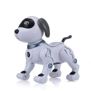 Elektrik/RC Hayvanlar ElectricRc Le Neng Oyuncaklar K16A Robot Köpek Elektronik Evcil Hayvanlar Dublör Akıllı Touchsense Müzik Şarkı Oyuncak Çocuk Doğum Dhzfj